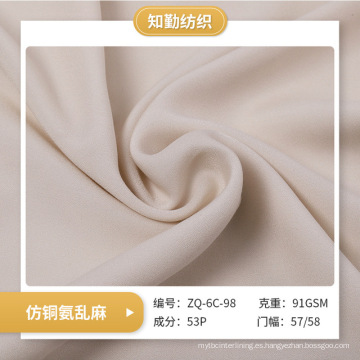 Fábrica de tela de poliéster de material 100% algodón.
